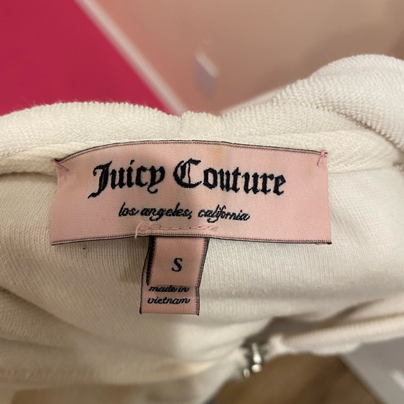 Vintage Off-White Juicy Couture Velour Sweater - Picture 4 of 5